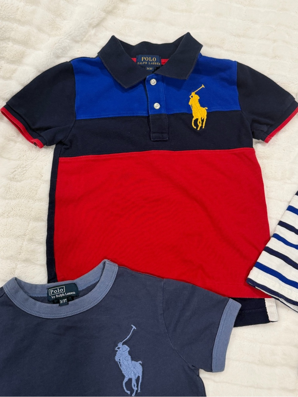 Polo Ralph Lauren Shirt Bundle of 4 TODDLER BOYS Summer Clothes size 3T - Picture 4 of 7